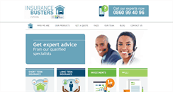 Desktop Screenshot of insurancebusters.co.za